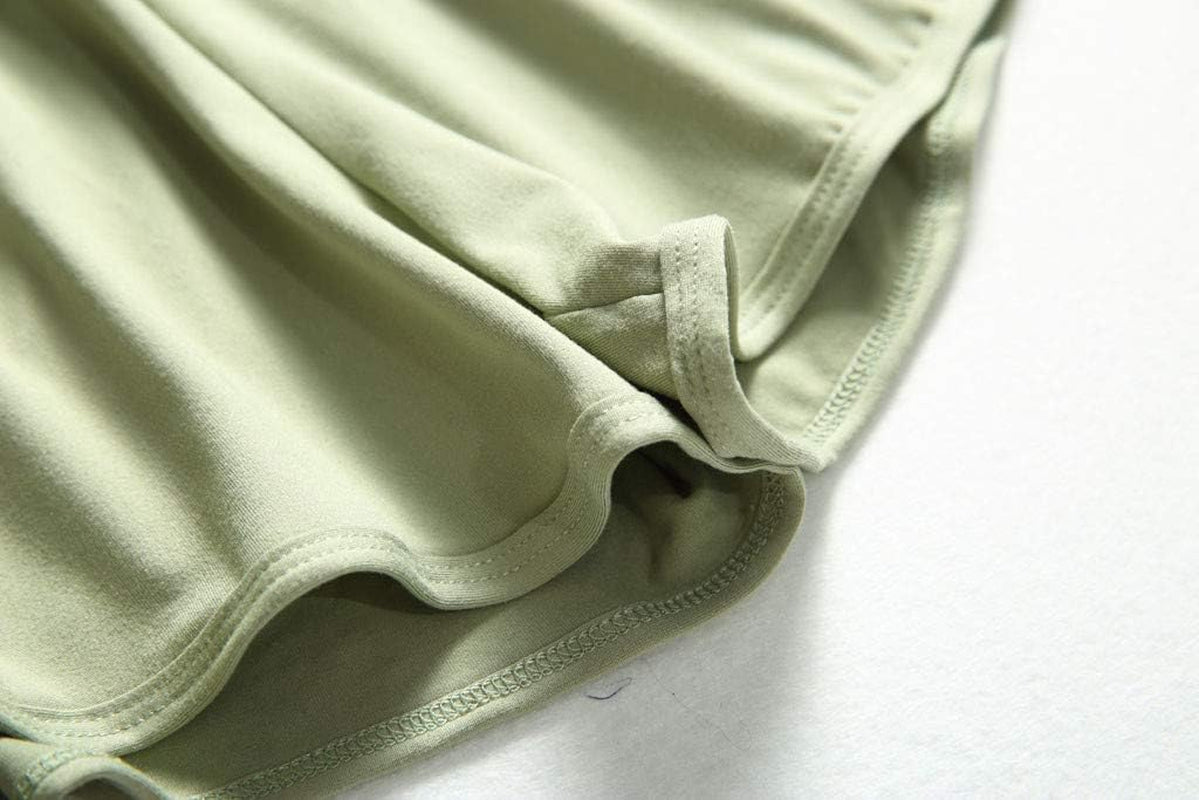Casual Shorts for Women,Womens Comfy Drawstring Elastic Waist Loose Linen Shorts with Pockets Shorts for Teen Girls Green